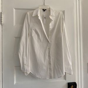Ann Taylor - White Long Sleeve Blouse - never worn, with tags
